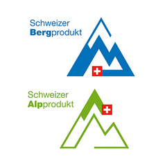 Schweizer Bergprodukt, Schweizer Alpprodukt, offiziele Logos
